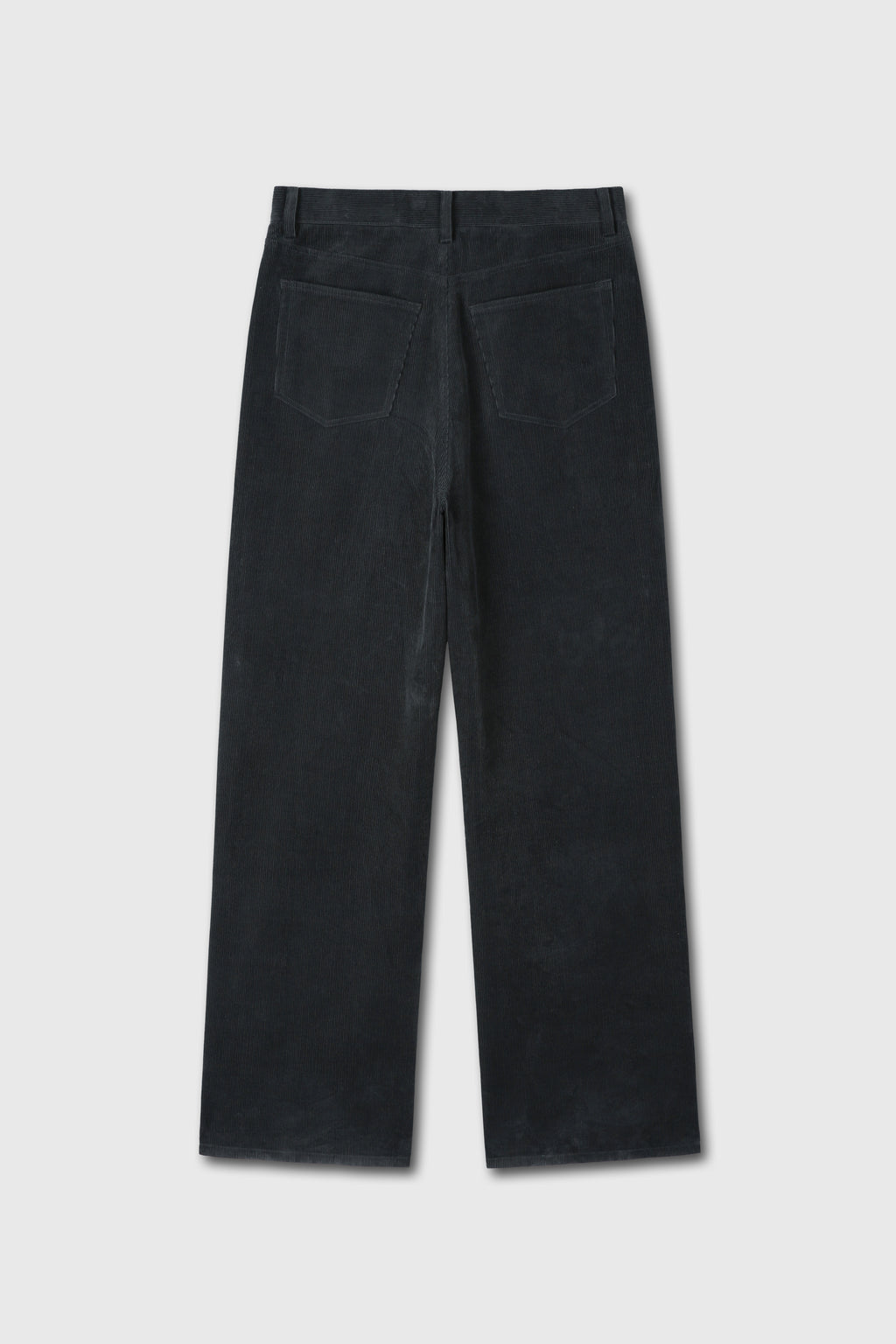 CORDUROY LOOSE FLARED PANTS_ INK