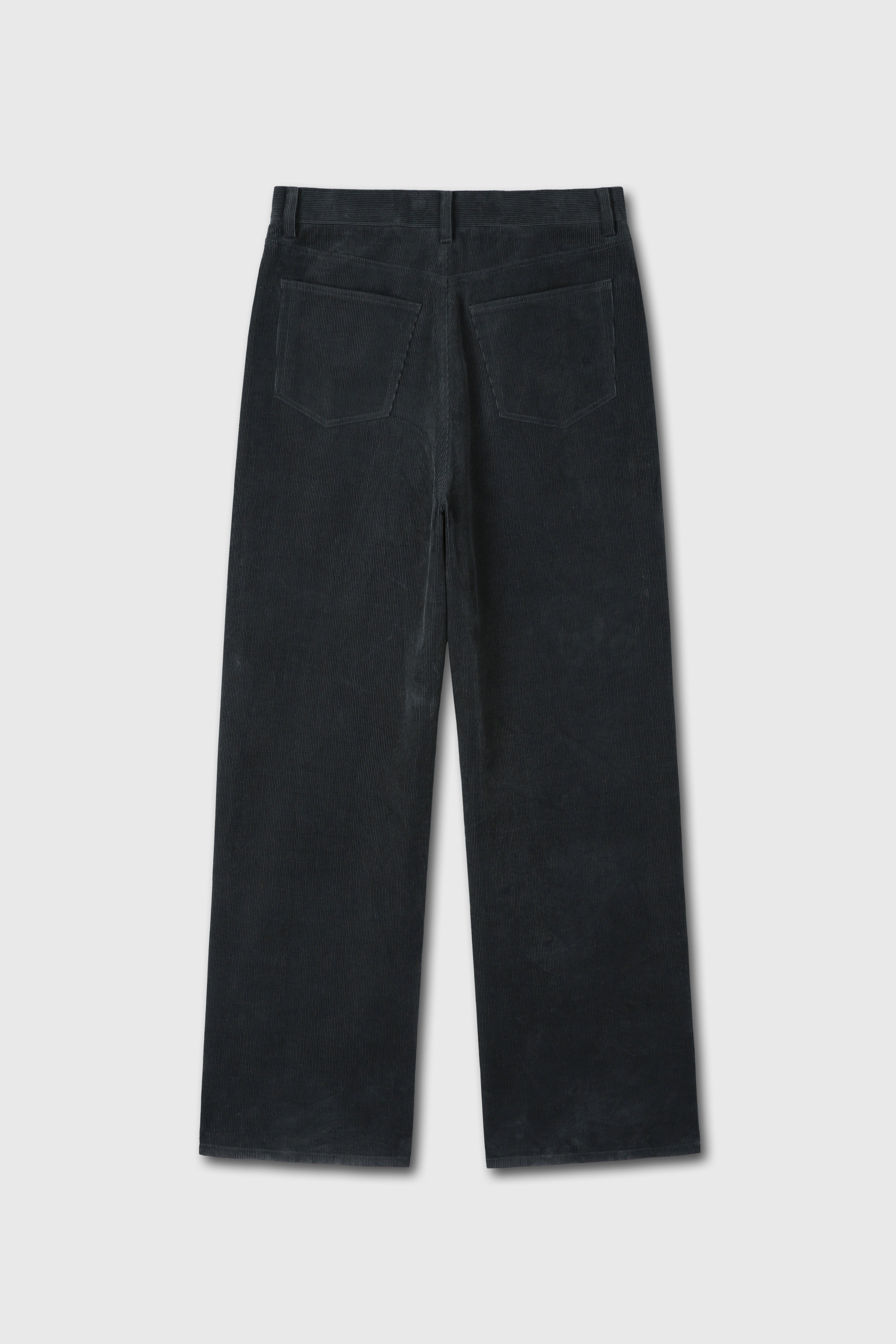 CORDUROY LOOSE FLARED PANTS_ INK