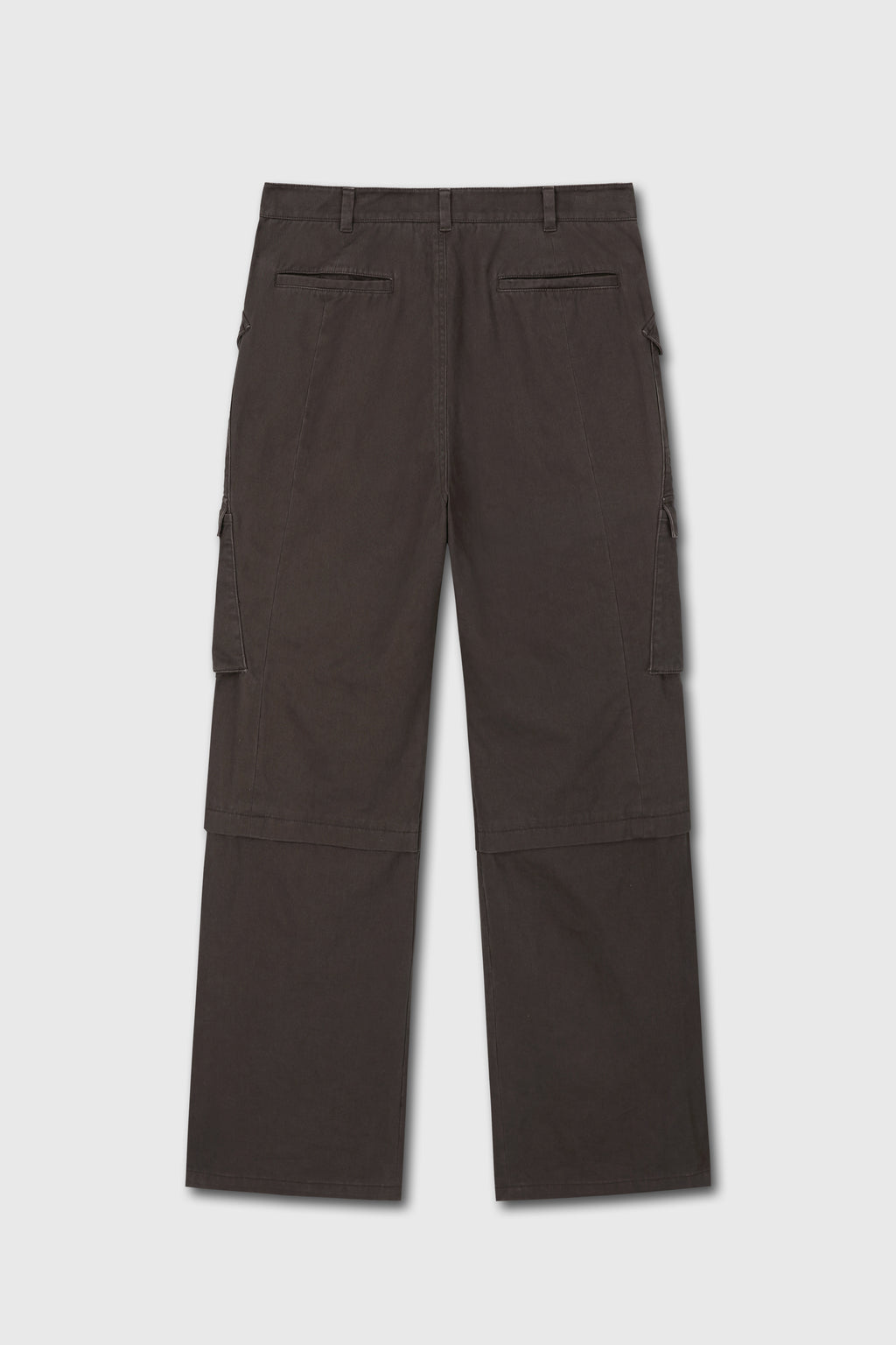 GARMENT-WASHED UTILITY CARGO PANTS_ FADED BROWN