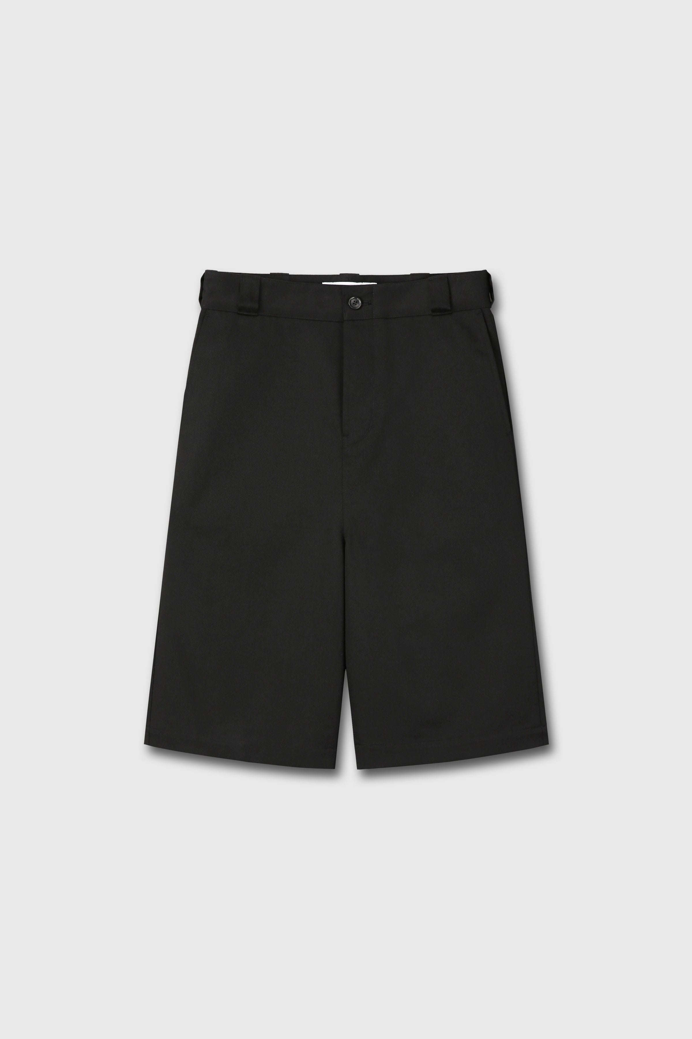 C/P BAGGY CHINO BERMUDA_ BLACK