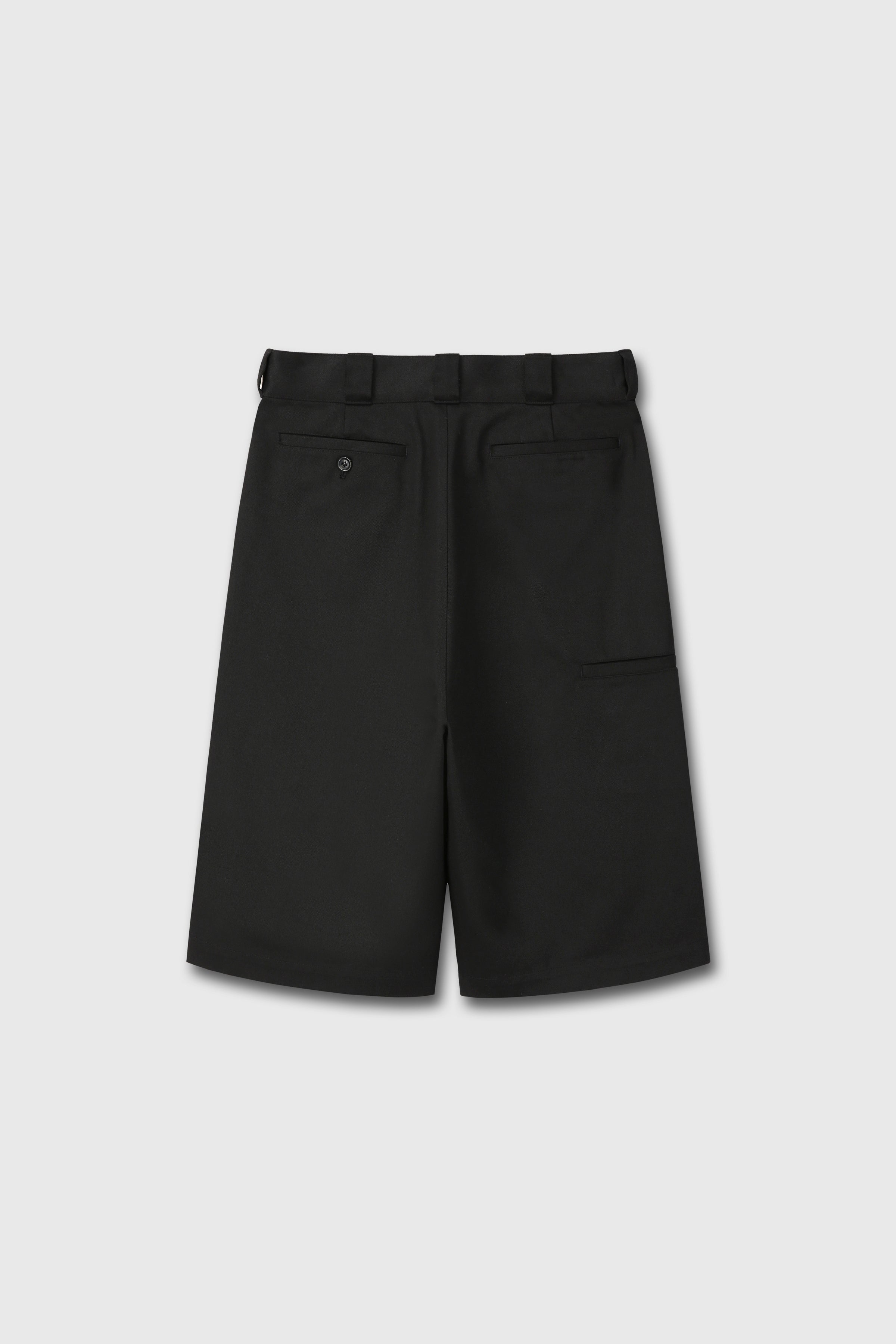 C/P BAGGY CHINO BERMUDA_ BLACK