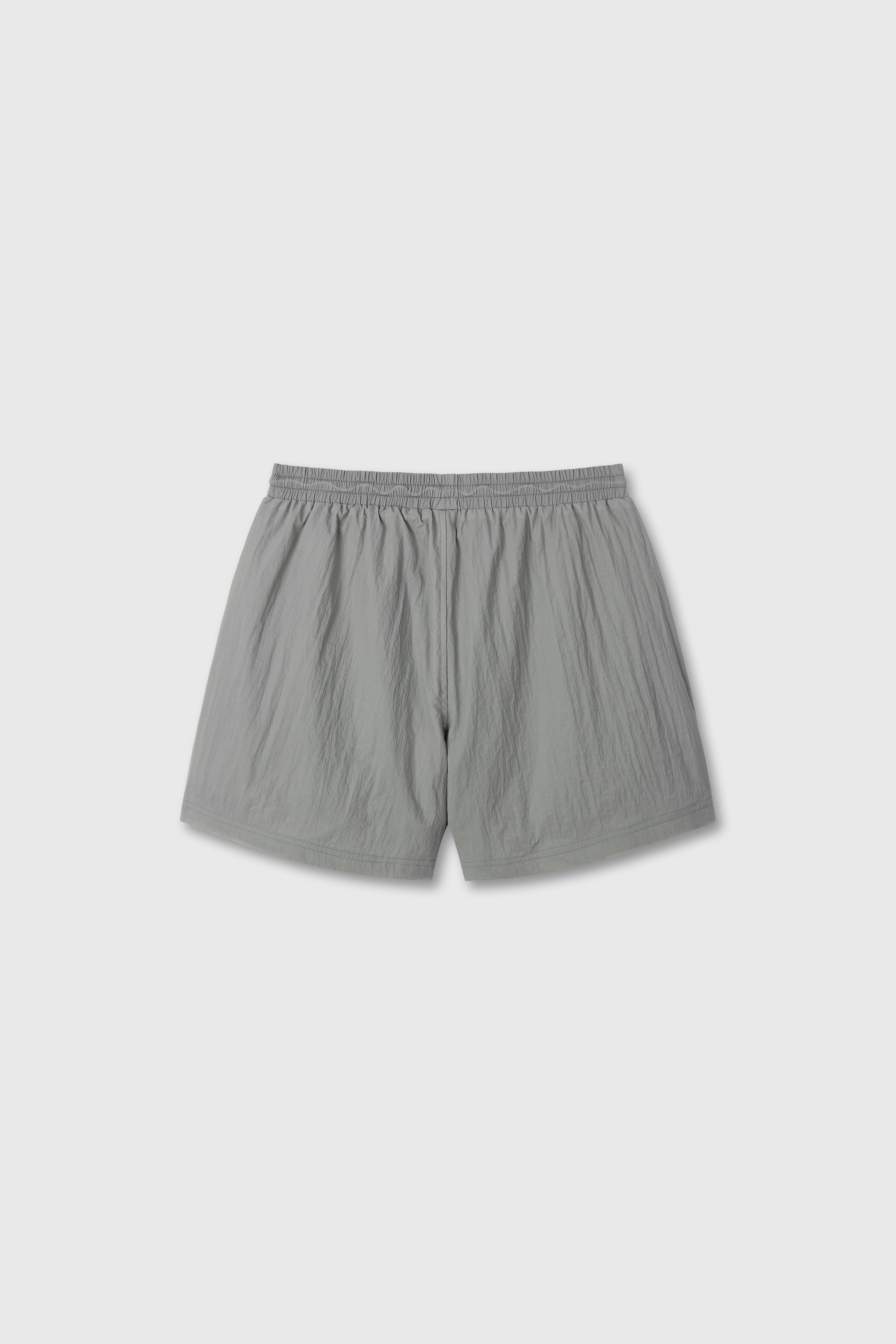 DRAWSTRING TECH SHORTS_ OLIVE GREY