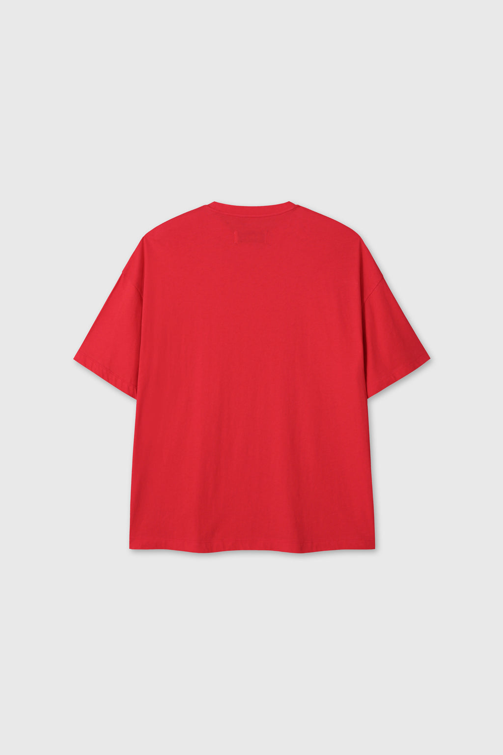 COTTON CASHMERE RELAXED T-SHIRT_ RED