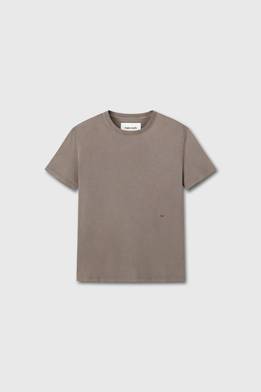 SIGNATURE GARMENT DYED T-SHIRT_ CEDAR BROWN