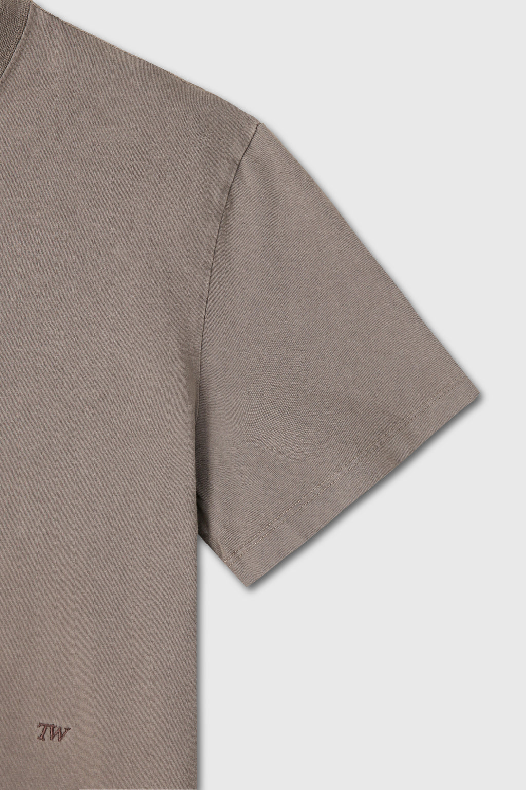 SIGNATURE GARMENT DYED T-SHIRT_ CEDAR BROWN