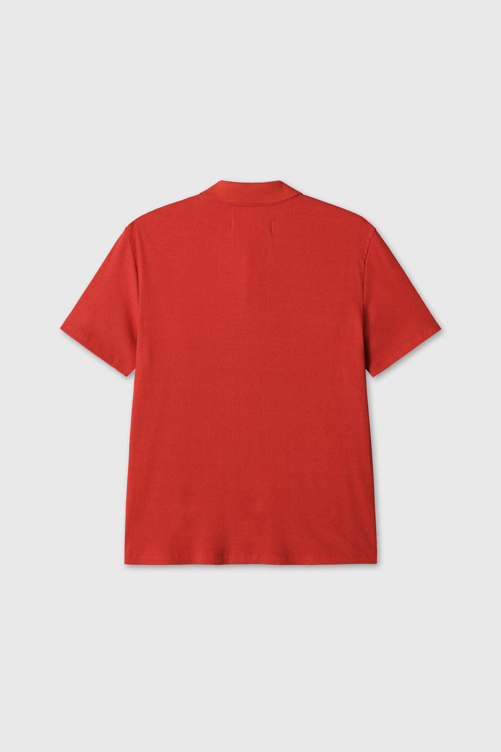 (2026/06/09 Open) SOFT RIBBED POLO SHIRT_ DARK RED