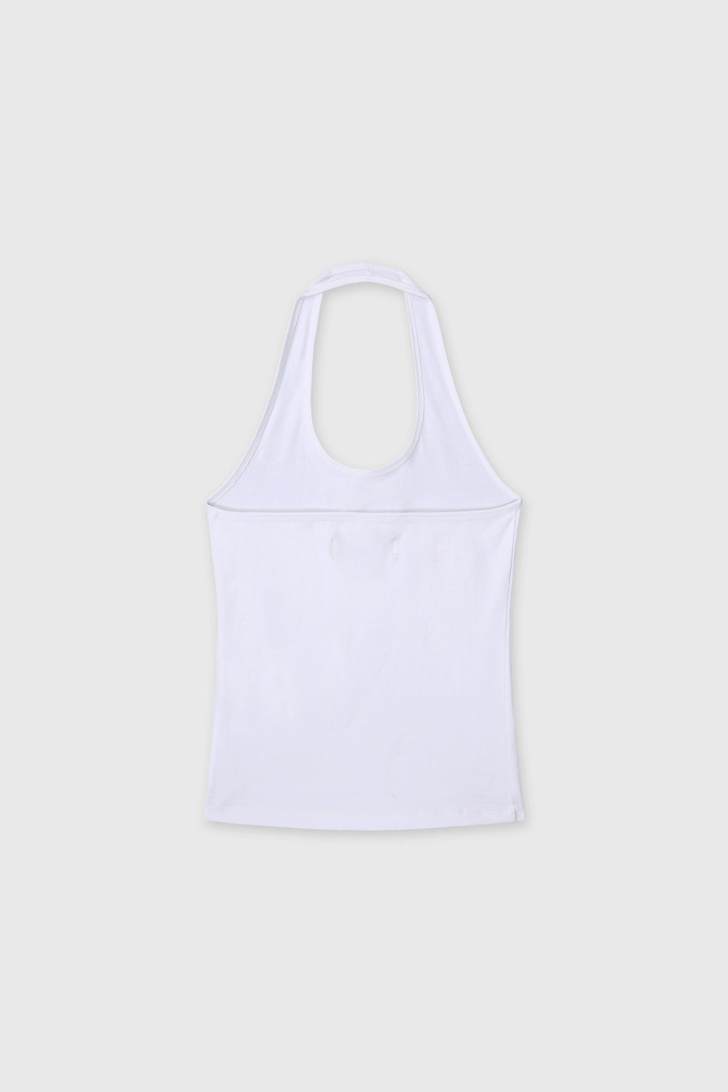 (W) HALTER-NECK SLEEVELESS TOP_ OFF WHITE