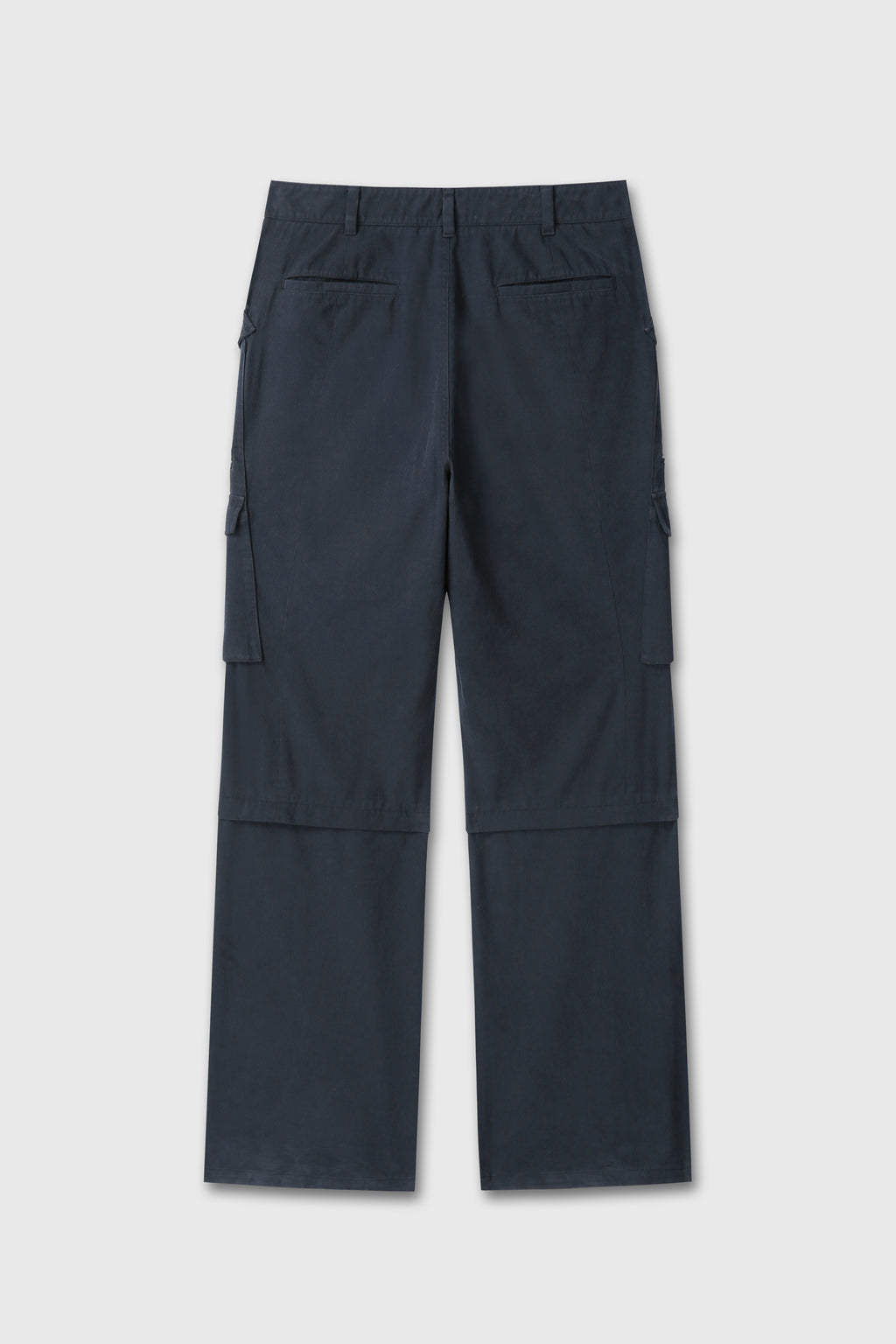 GARMENT-WASHED UTILITY CARGO PANTS_ FADED NAVY