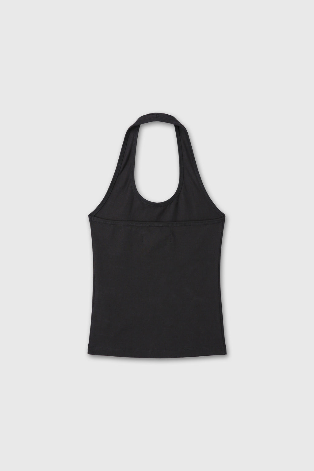 (W) HALTER-NECK SLEEVELESS TOP_ BLACK