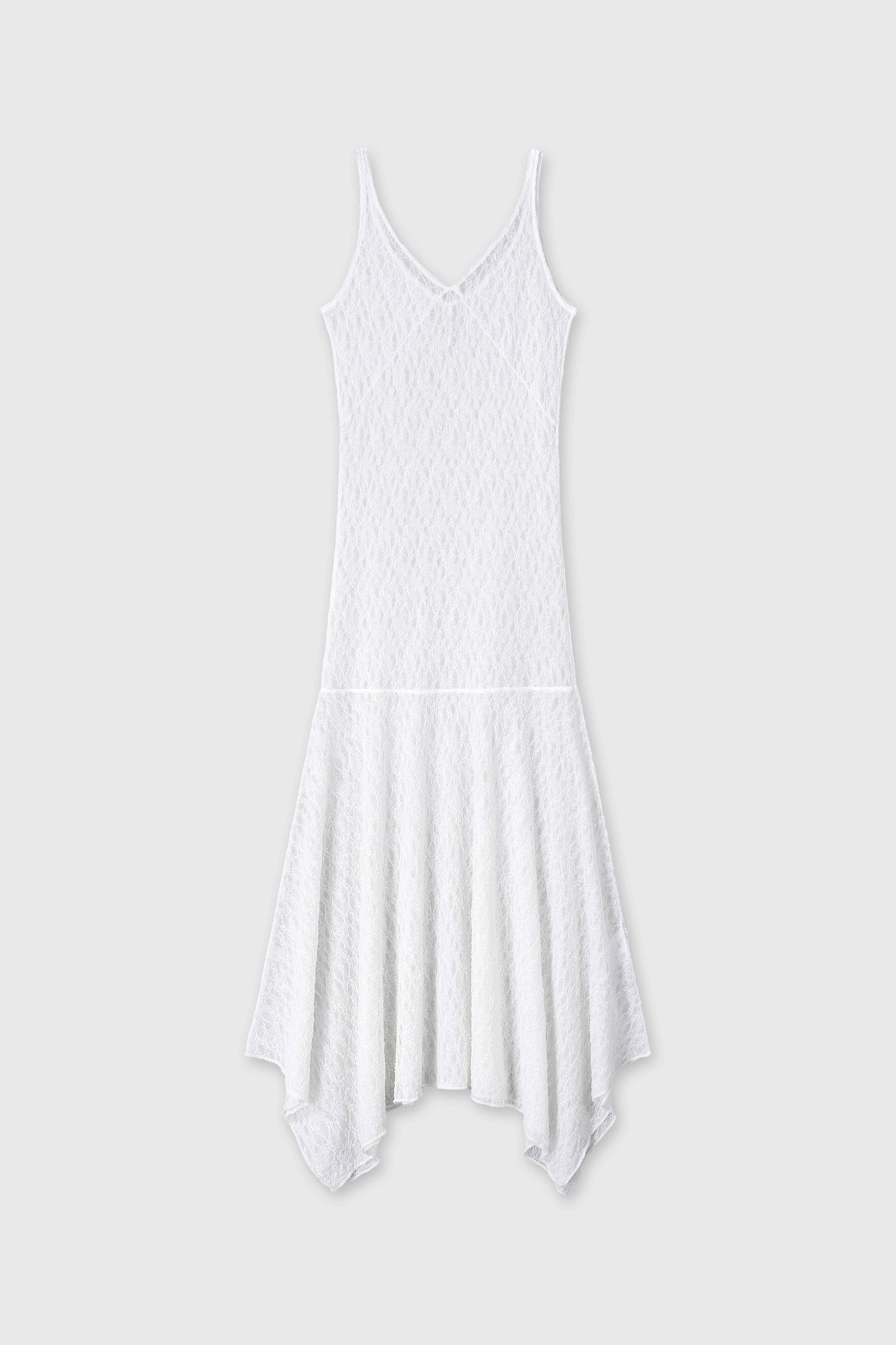 (W) LACE SLEEVELESS MAXI DRESS_ OFF WHITE