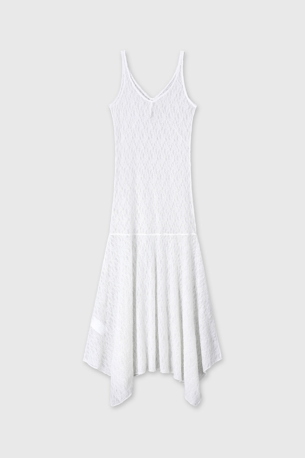 (W) LACE SLEEVELESS MAXI DRESS_ OFF WHITE