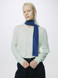 (W) AIRY CASHMERE V-NECK_ MINT