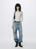(W) LACE LONG SLEEVE TOP_ OFF WHITE